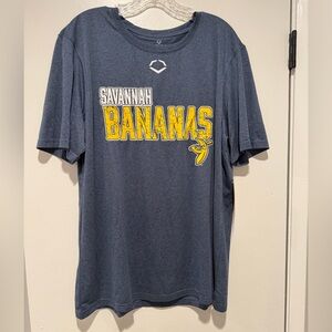 Savannah Bananas Navy and Yellow Tee